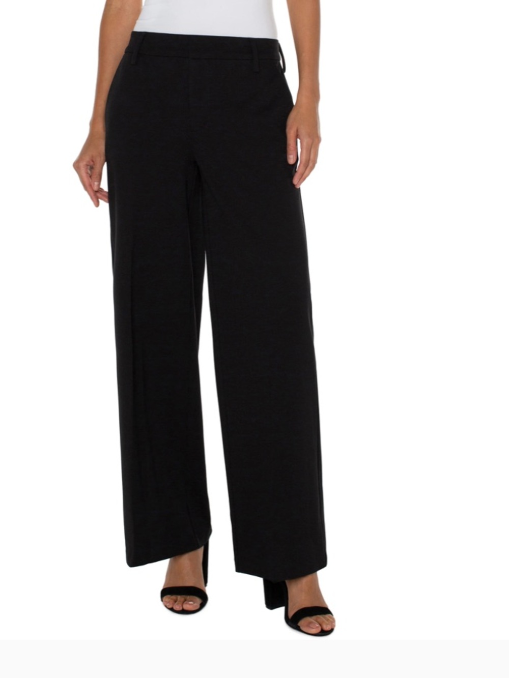 Liverpool Kelsey Wide Leg Trousers In Black Sz 12/31 NWT | Liverpool Trousers -